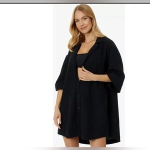 NWT Madewell Island Mini Dress/ bathing suit coverup XL